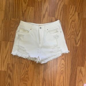 Pacsun white mom shorts